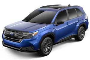 Subaru Forester Hood Deflector - Husky Liners - Aeroskin - Smoke - 2025+